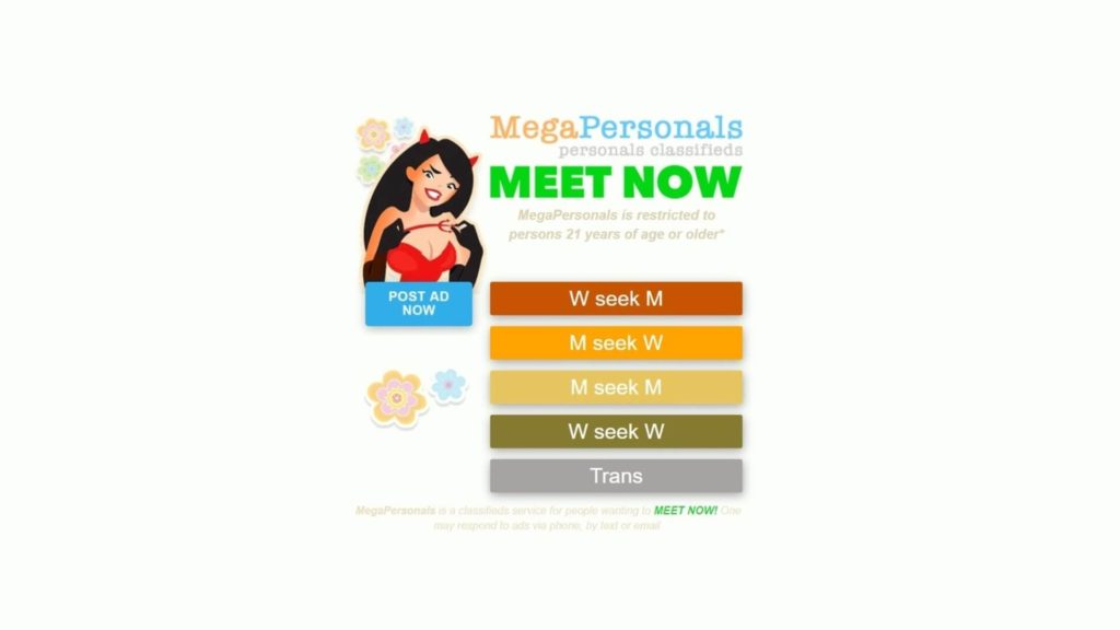 Megapersonals escort ads