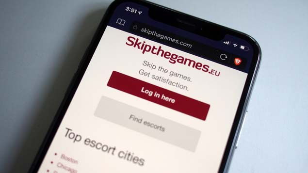 simple search on Skipthegames